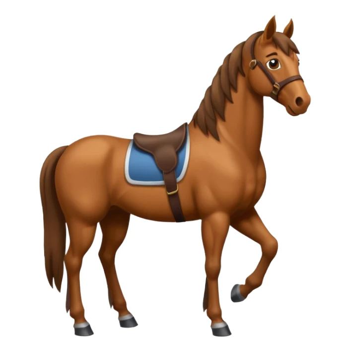 caballo con 4 patas sticker