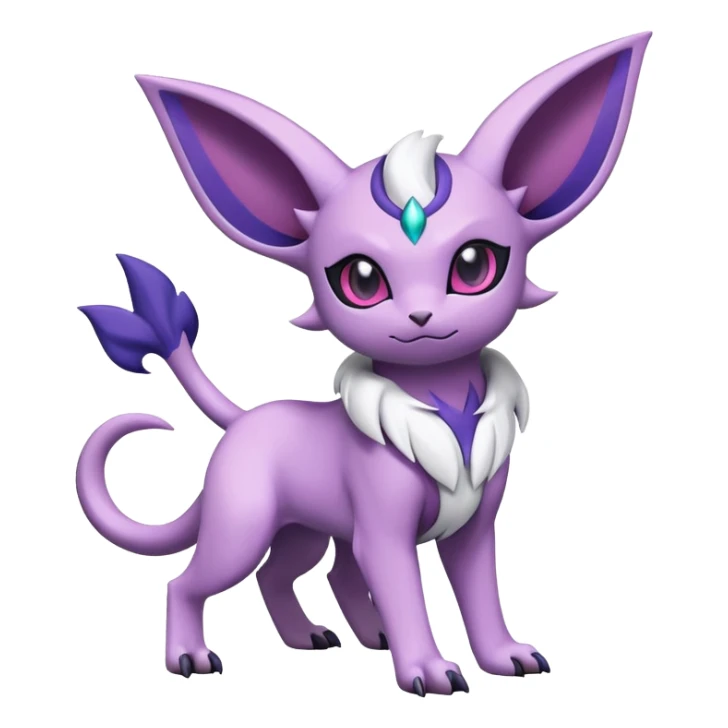 Absol-Noibat-Espeon-Hybrid (Full body) sticker
