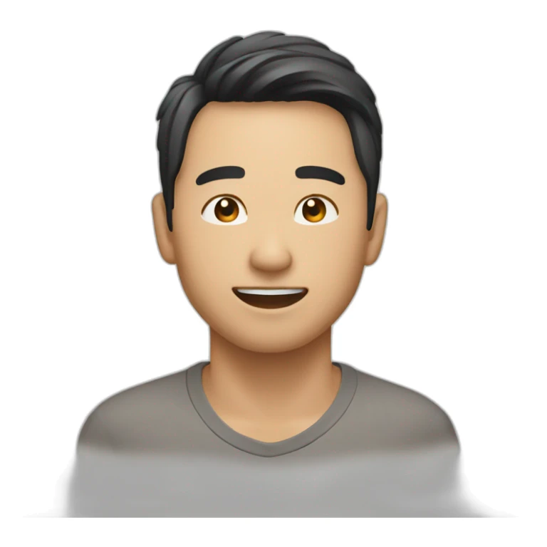 Hansome asian male sticker