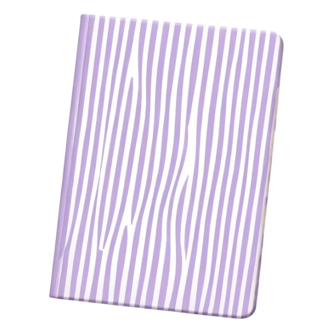 Cute  journal cover, pastel purple gingham pattern
Handwritten feminine typography, soft aesthetic, cozy girl vibe
Clean product mockup, minimal shadows, lifestyle stationery style sticker