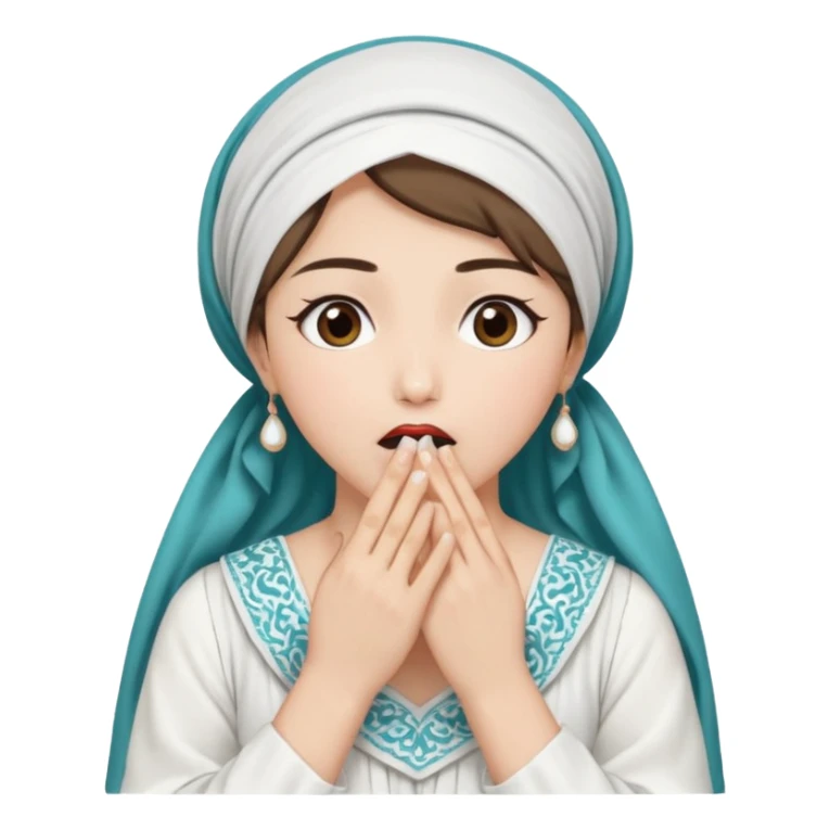 şaşırma eli ağzına götürme, rumi, k-pop sticker