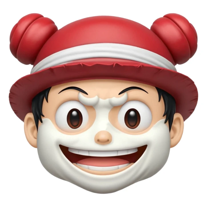 I want Luffy gear 5 emoji from one piece sticker