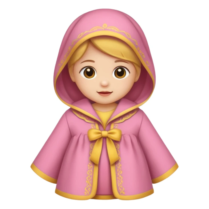 baby girl traditional baby clothe sticker