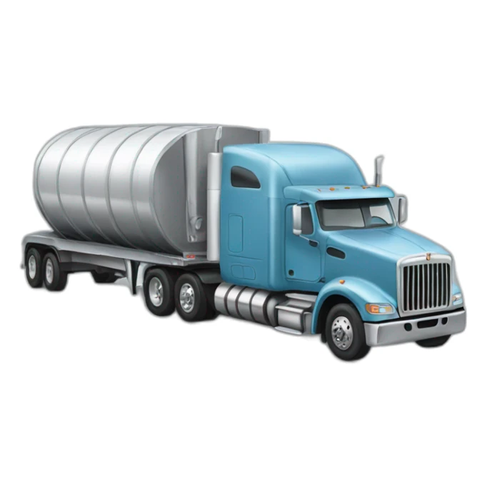 18 wheeler truck upsidedown sticker