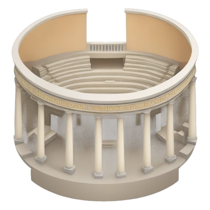 Greek Epidauros theatre sticker