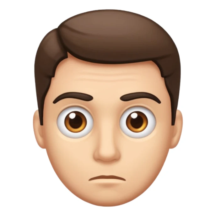 Emoji pour se moquer de quelq'un qui plier  sticker