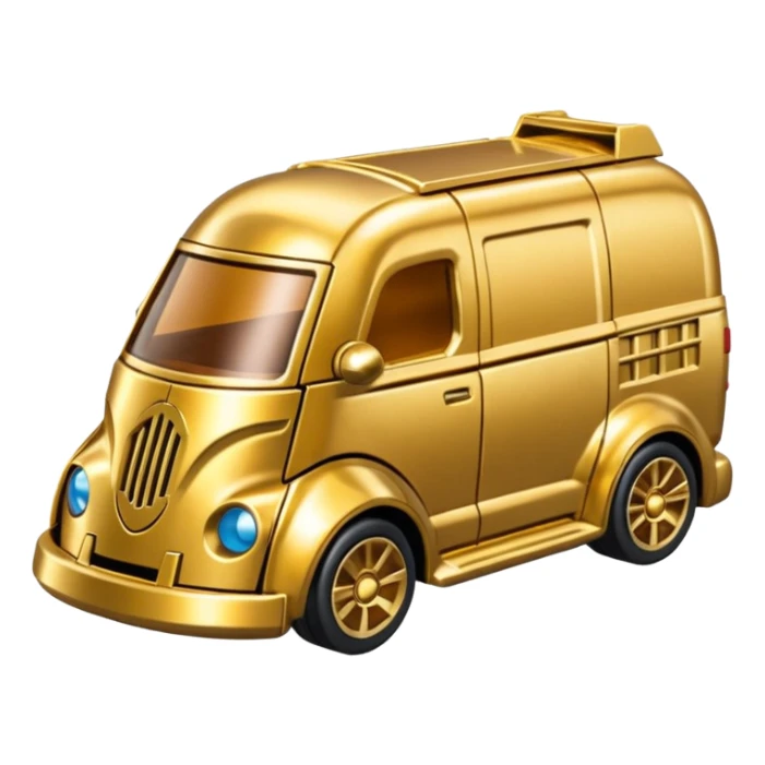 Hot Wheels 2014 Star Wars C-3PO Van Character Cars sticker