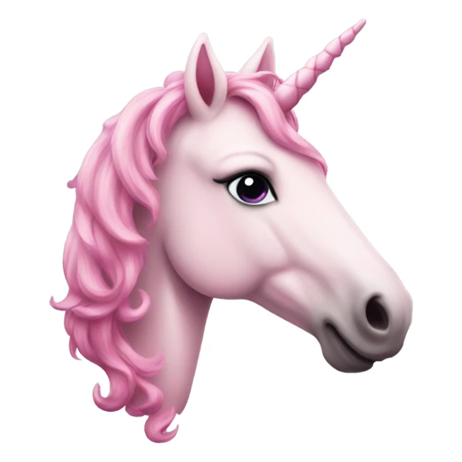 Photo of a beautiful Pink unicorn  sticker
