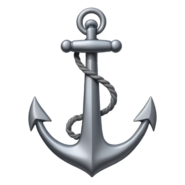 Je veux un emoji encre dans ce style là : ⚓ sticker