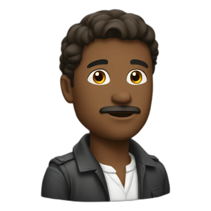 Bel homme métisse sticker