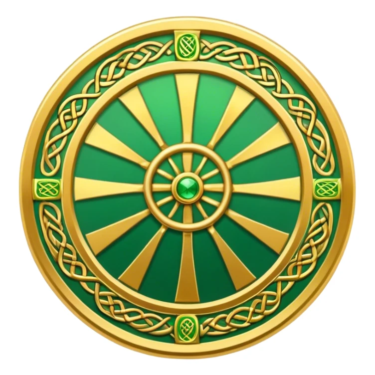 Celtic Tarot Card with wheel of fortune  sticker