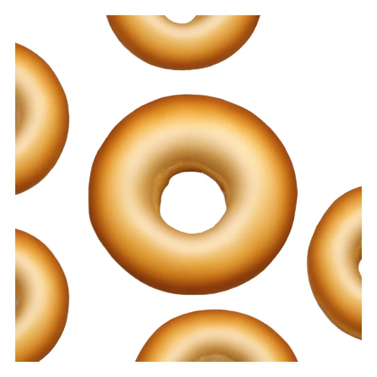 bagel with huge eyes  sticker