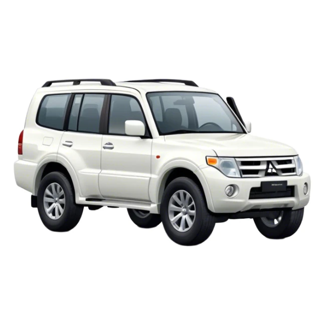 Mitsubishi Pajero - Mitsubishi (Model Year: 2021) (Iconic colour: White) sticker