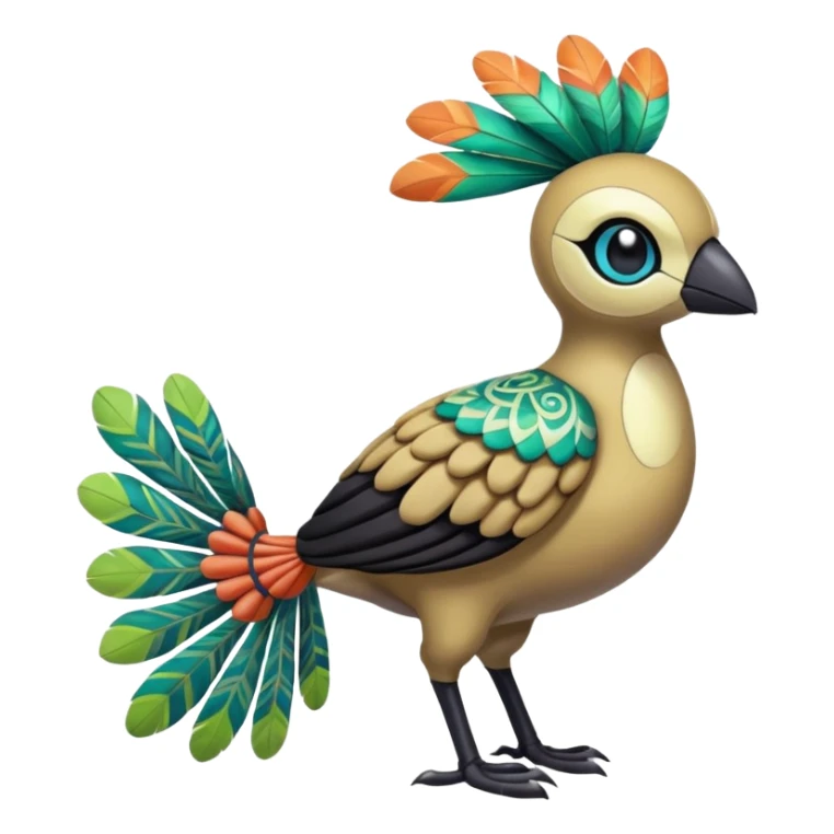 Meloetta-Sigilyph-Chatot-Pokémon-Fakémon-creature sticker