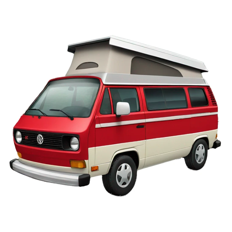 VW Westfalia Vanagon Red Pop Top sticker