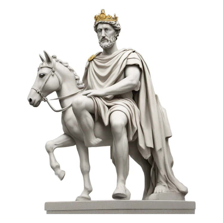 statue of Marcus Aurelius sticker