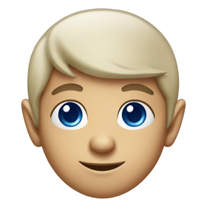 Christmas elf with blue eyes sticker