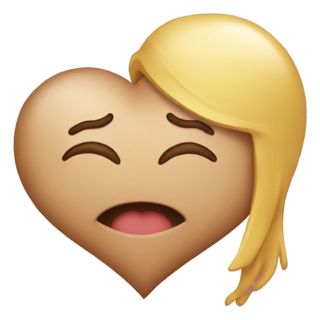 The heart that sends a kiss sticker