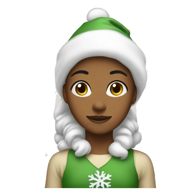 clean girl christmas sticker