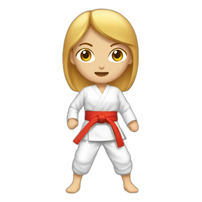 Mixt martial art feminin sticker