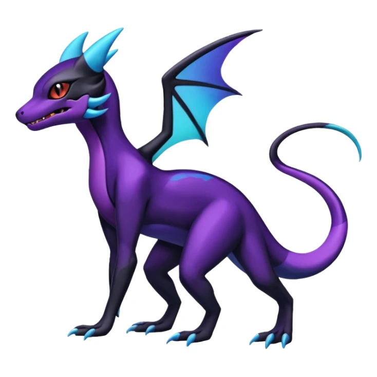 Shiny Salandit-Noivern-Umbreon-Hybrid (Full body) sticker
