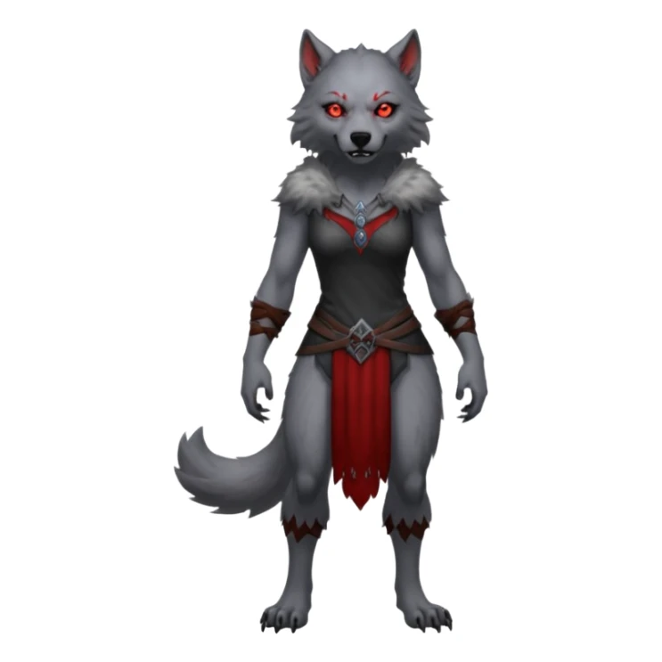 ESO Female werewolf full body sticker
