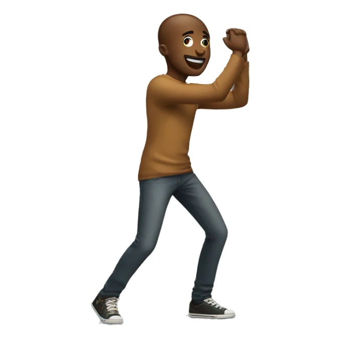 Homme.qui fait un dab sticker