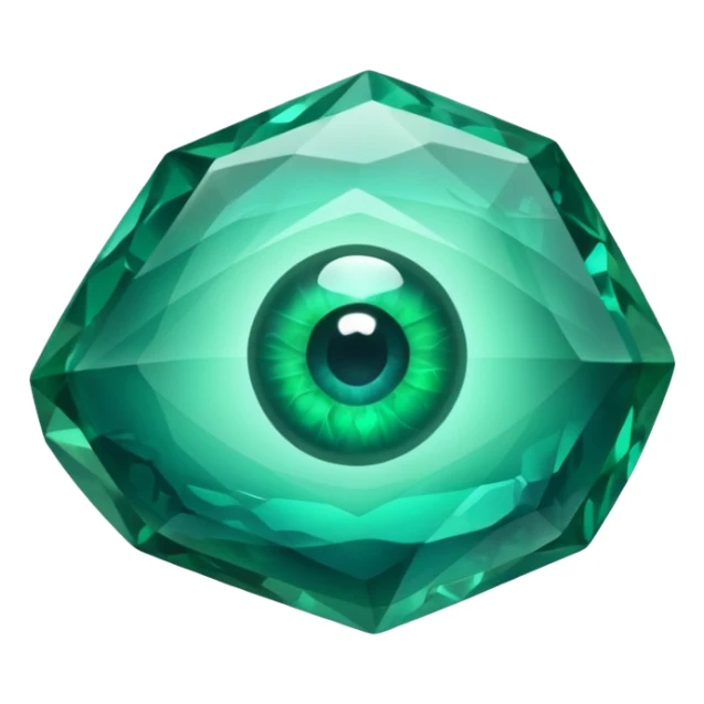 very sharp gem mineral looking like reefs, very shiny with two eyes sticker