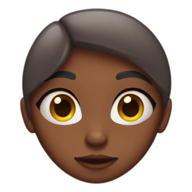 Girl rolling eyes sticker