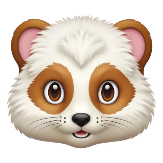Quiero crear unos emojis del animal armiño sticker