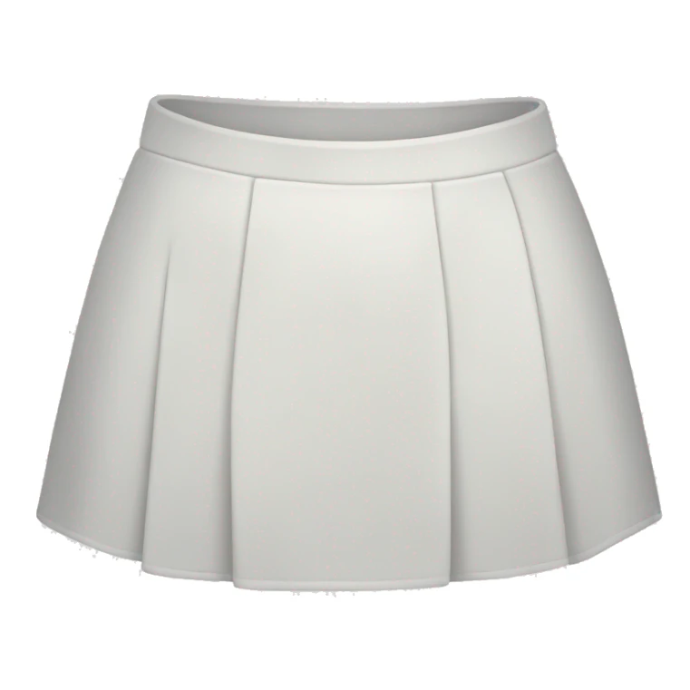 white mini skirt sticker