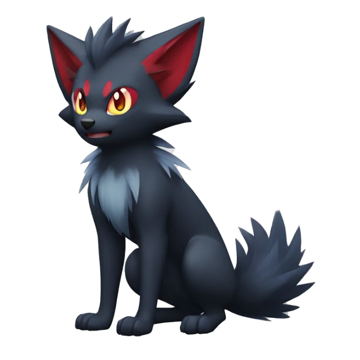 Zorua-Zoroark full body sticker