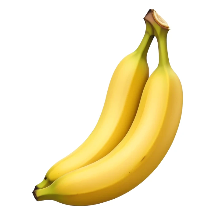yellow banana with peel partially open sticker