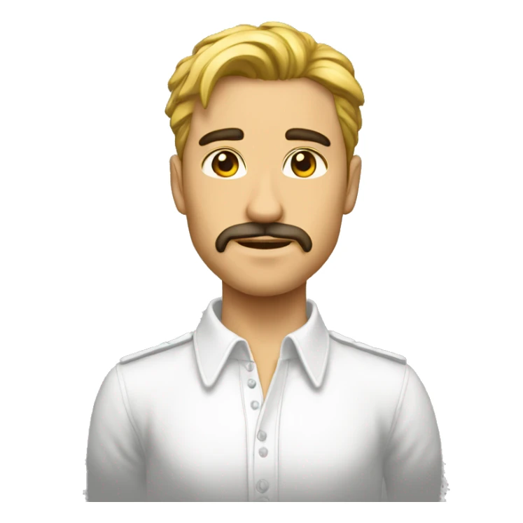 Hombre vestido de pantera blanca sticker