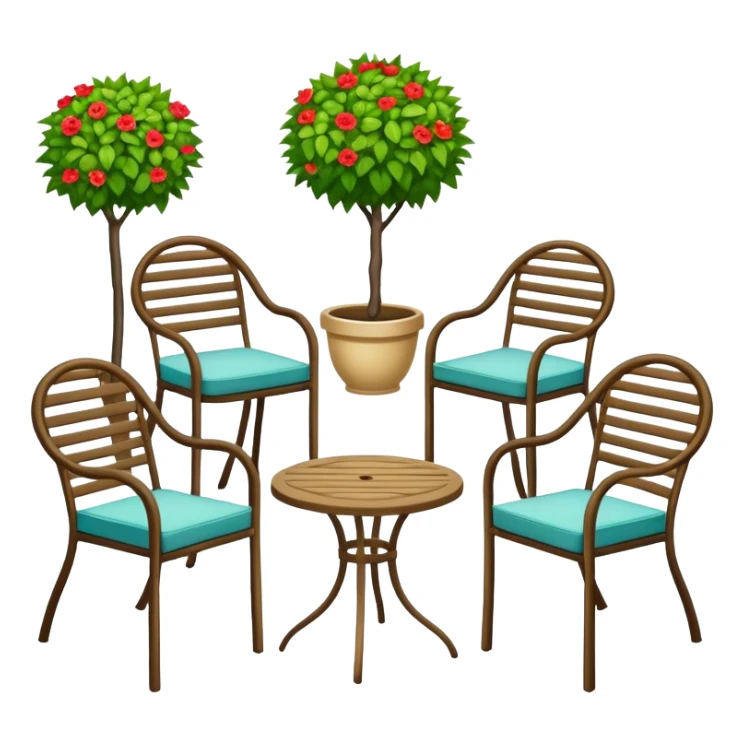 garden furniture sticker