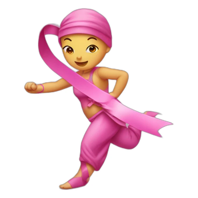 Survivor #BreastCancer Pink ribbon fighting kicking ass sticker