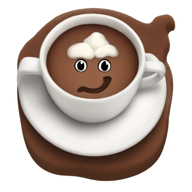 Hot chocolate Aethstic  sticker
