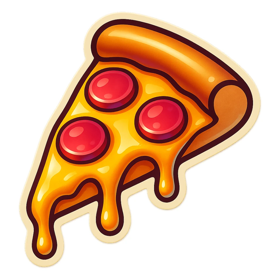 slice of pizza sticker