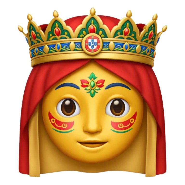 Portugal cultural icon, concise emoji style sticker