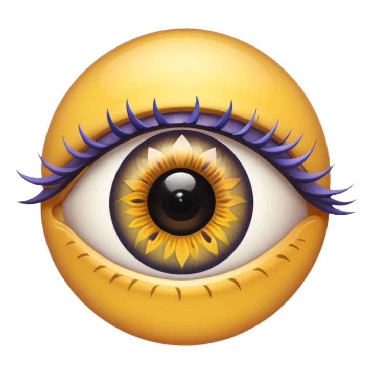 ⚠️ with an eye in it sticker