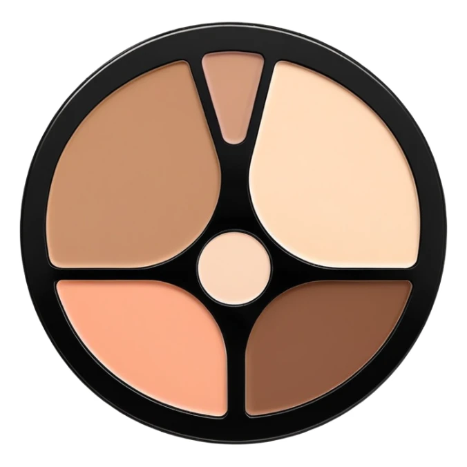 NYX Professional Makeup 3 Steps(circle)to Sculpt Face Sculpting Palette  sticker