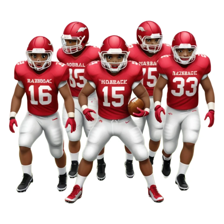 University of Arkansas football sticker