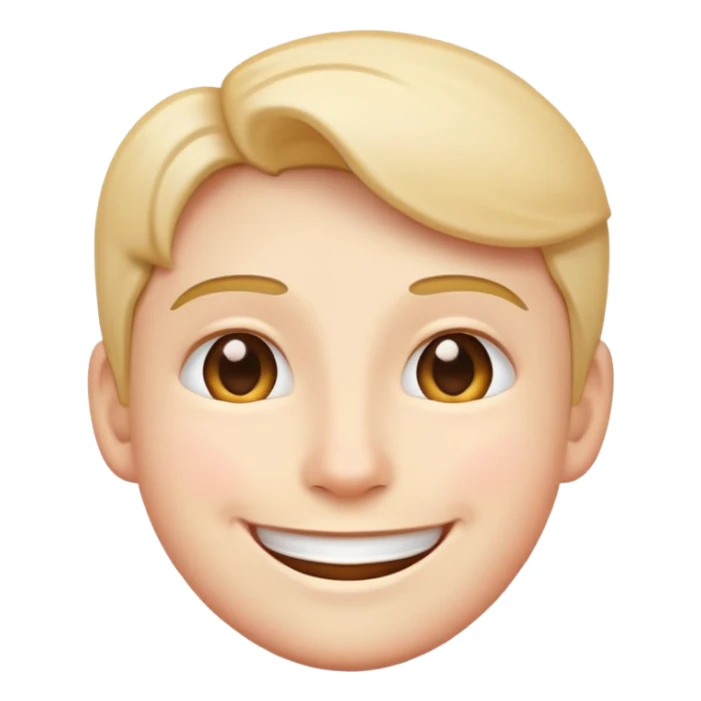 Use my face but in a normal emoji just smiling  sticker
