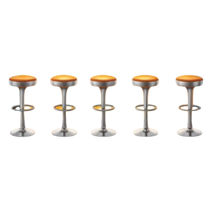 A 3D cartoon bar interior with bottles on glass shelves, counter lighting, high stools, and glowing drink glasses, warm ambient light, realistic Memoji-style. sticker