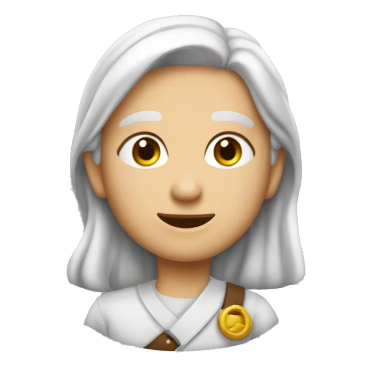 şirinler karakterlerinde gözlük takan kız bir şirine sticker