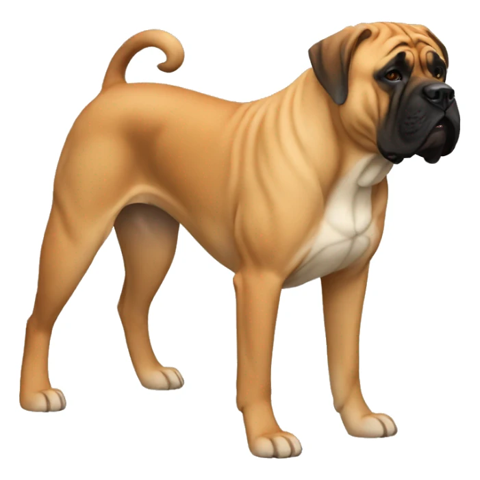 Bullmastiff Dog Breed Full Body sticker