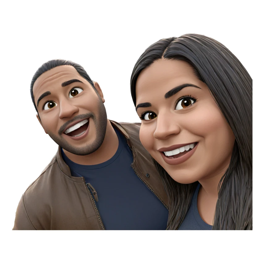 happy moment by the river sticker