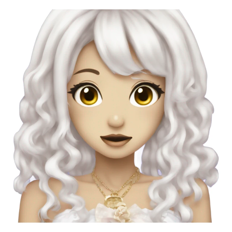 hime gyaru ghost girl sticker