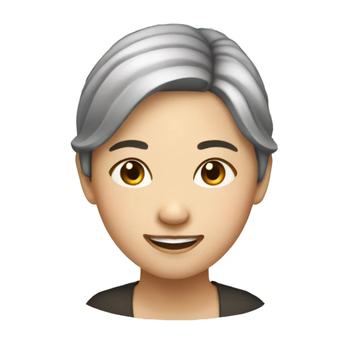 smiling, 30 years old asian woman sticker