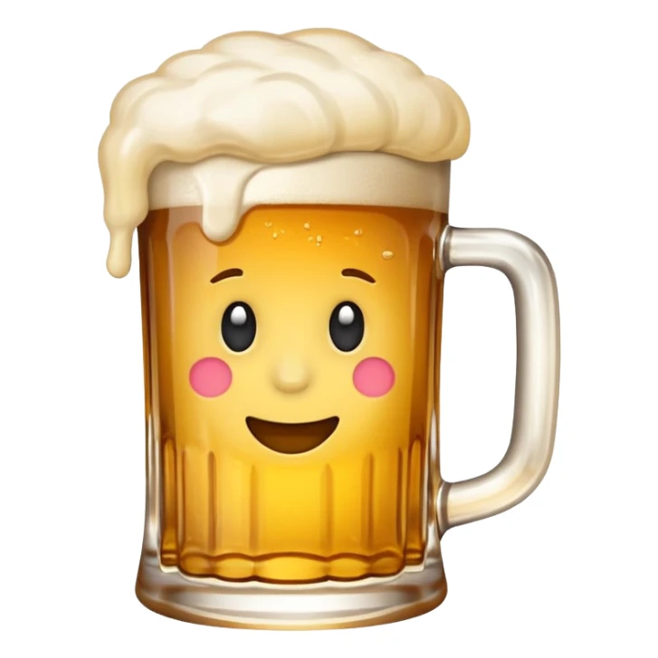 bier emoji gekennzeichnet mit "Freitags-Fübi" um 17 Uhr sticker